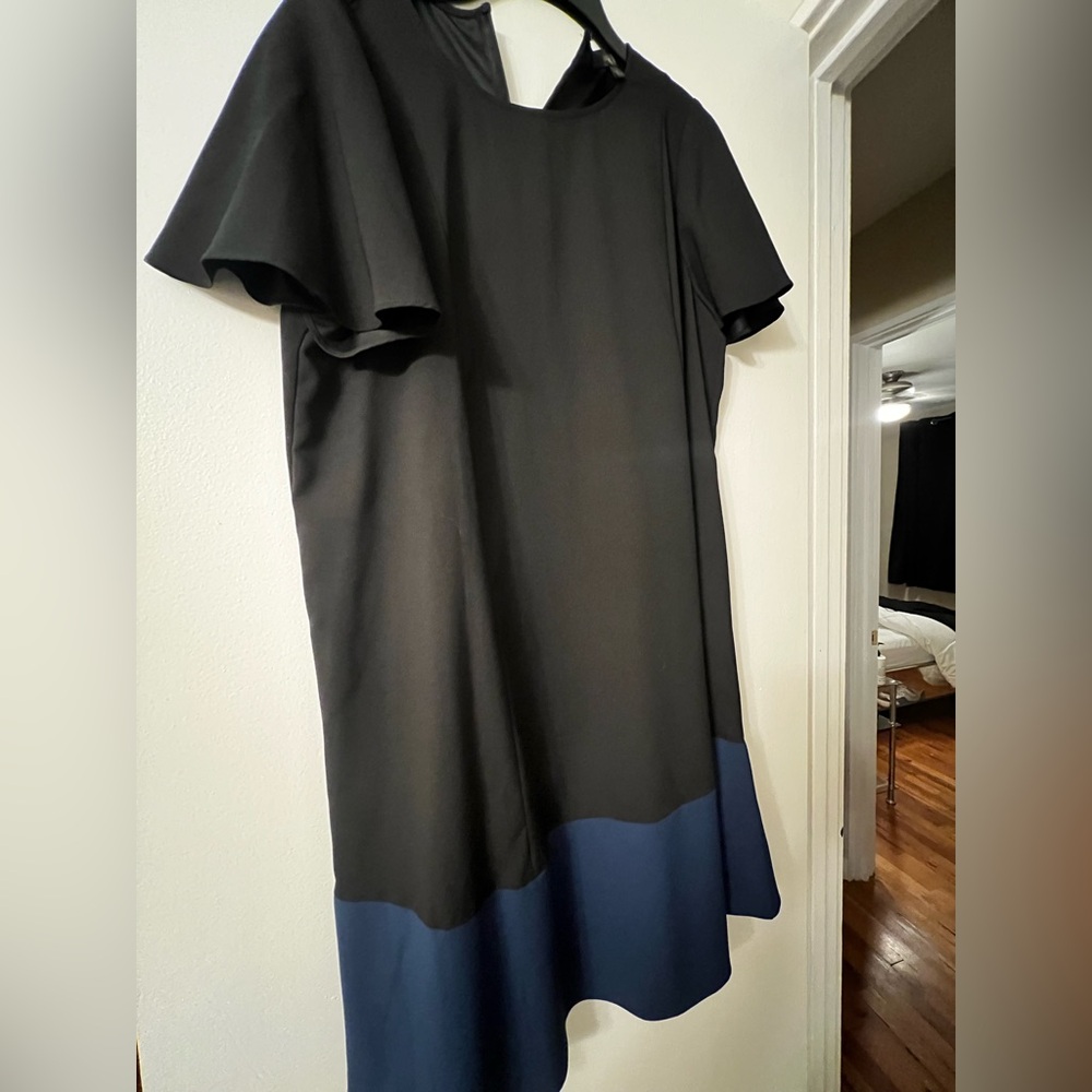 Rachel Zoe Black and Blue Women's Dress